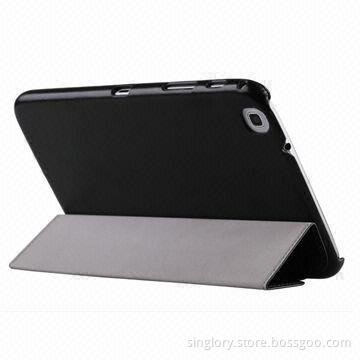 Tri-fold Leather Case for Samsung Galaxy Tab 38.0 T310, with Fashionable Design